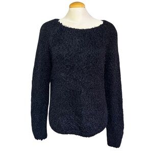 Buffalo David Bitton Women's Large Black Textured Sweater